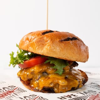 Stuffed Bifteki Burger