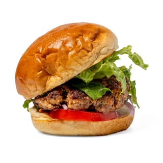 Stuffed Bifteki Burger